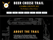 Tablet Screenshot of beercheesetrail.com